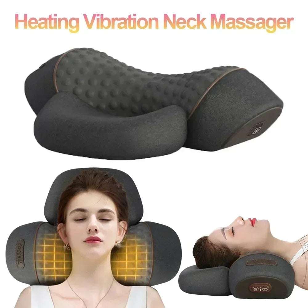 Electric Vibration Massager Cervical Pillow